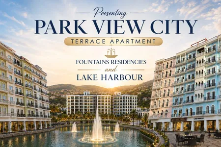 Terrace Apartments and Overseas Commercial vs Fountain View Residences and Lake Harbour: Where Park View City Money Actually Goes in 2026