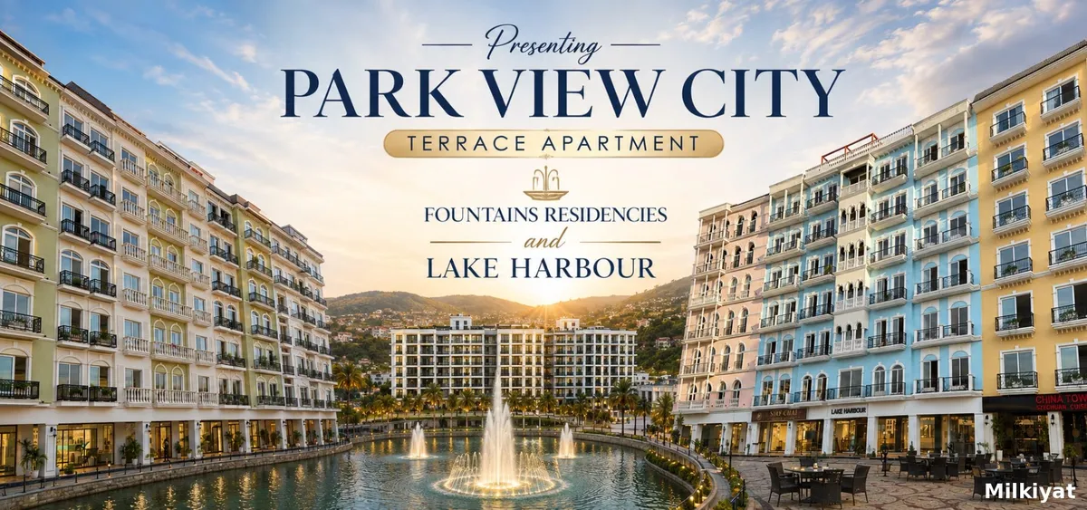 Terrace Apartments and Overseas Commercial vs Fountain View Residences and Lake Harbour: Where Park View City Money Actually Goes in 2026