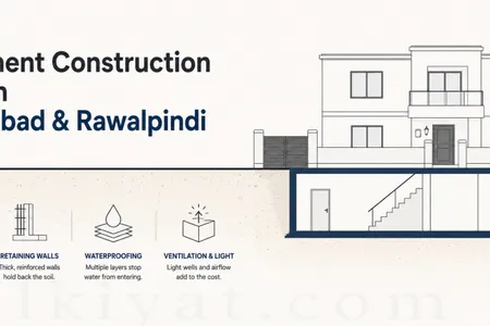 Basement Construction Cost in Islamabad & Rawalpindi (2026): What It Really Adds to Your Build
