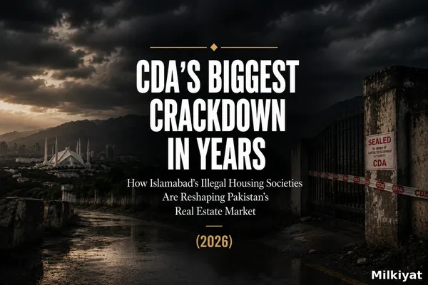 CDA's Biggest Crackdown in Years: How Islamabad's Illegal Housing Societies Are Reshaping Pakistan's Real Estate Market (2026)