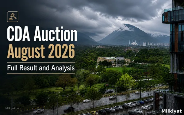 CDA Auction August 2026: Rs 16.44 Billion From Nine Properties — Full Results and Analysis
