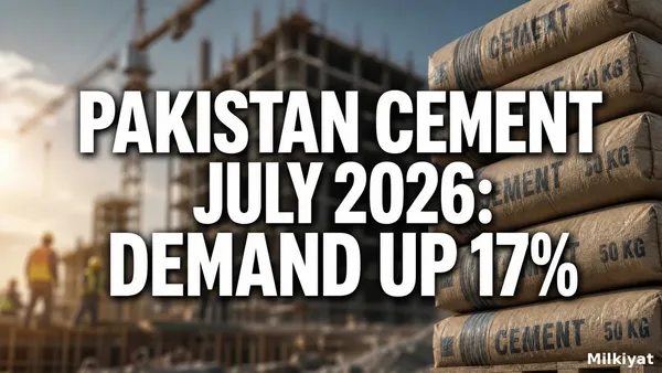 Pakistan Cement July 2026: Local Demand Surges, Exports Fall