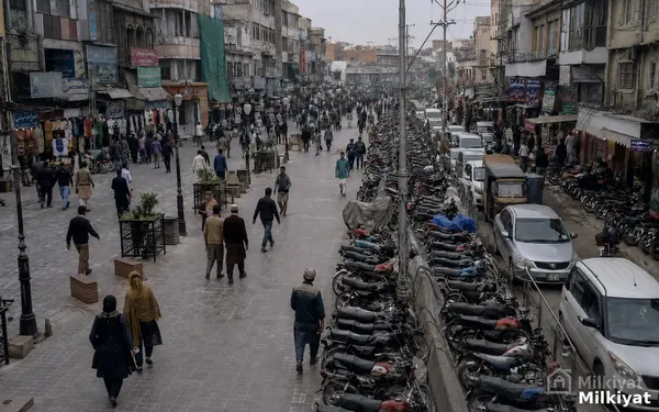 Raja Bazaar's Pedestrian Street Conversion Worsens Rawalpindi's Parking Crisis