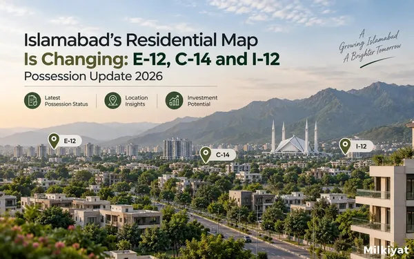 Islamabad's Residential Map Is Changing: E-12, C-14 and I-12 Possession Update 2026