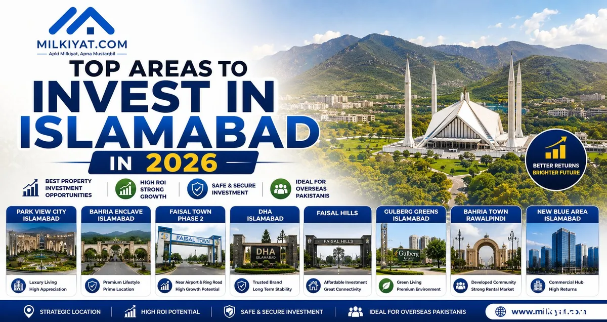 Top Areas to Invest in Islamabad in 2026