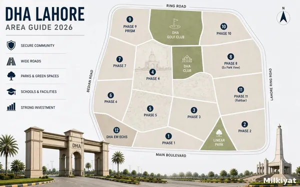 DHA Lahore Complete Area Guide 2026