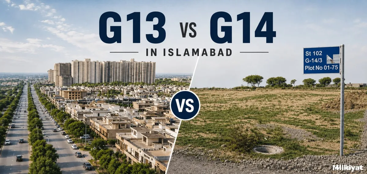 "G-13 vs G-14 in Islamabad: G-14/4 Delivers, G-14/1–3 Still Don't (2026 Update)"