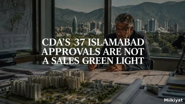 CDA’s 37 Islamabad Approvals Are Not a Sales Green Light: What Buyers Must Verify