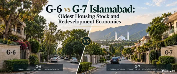 G-6 vs G-7 Islamabad: Oldest Housing Stock and Redevelopment Economics