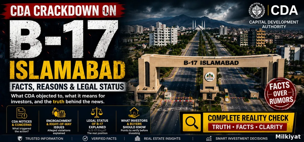 Why Did CDA Crack Down on B-17 Islamabad? Facts & Reality