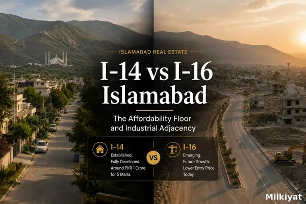 I-14 vs I-16 Islamabad: The Affordability Floor and Industrial Adjacency