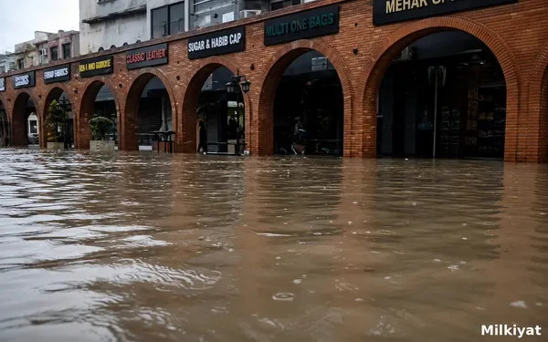 Newly Redeveloped Raja Bazaar Floods Again, Raising Questions Over Construction Quality