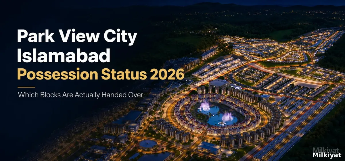 Park View City Islamabad Possession Status 2026: Which Blocks Are Actually Handed Over