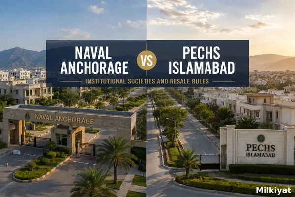 Naval Anchorage vs PECHS Islamabad: Institutional Societies and Resale Rules