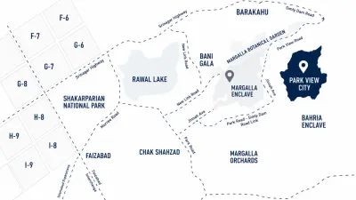Park Road underpass construction in Islamabad improving access to Park View City and Bahria Enclave