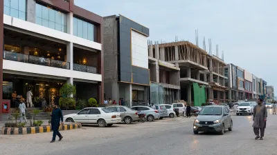 Growing commercial corridor with established and emerging retail activity