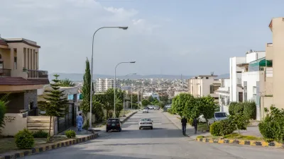 Residential corridor in Rawalpindi near the cantonment-adjacent housing market
