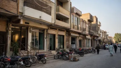 Residential streets and urban housing in Rawalpindi representing a comparison between Chaklala Scheme III and Satellite Town, highlighting redevelopment potential, established neighbourhoods and contrasting administrative structures.
