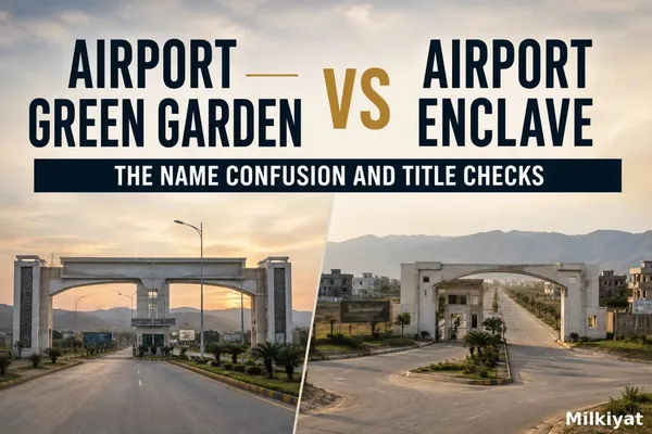 Airport Green Garden vs Airport Enclave: The Name Confusion and Title Checks