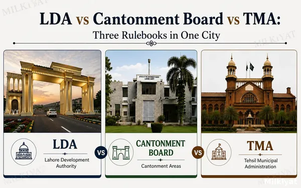 LDA vs Cantonment Board vs TMA: Three Rulebooks in One City