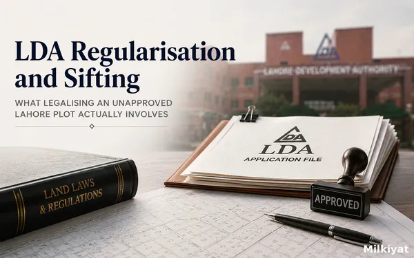 LDA Regularisation and Sifting: What Legalising an Unapproved Lahore Plot Actually Involves