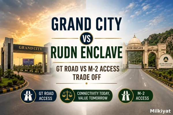 Grand City vs Rudn Enclave: GT Road vs M-2 Access Trade Off