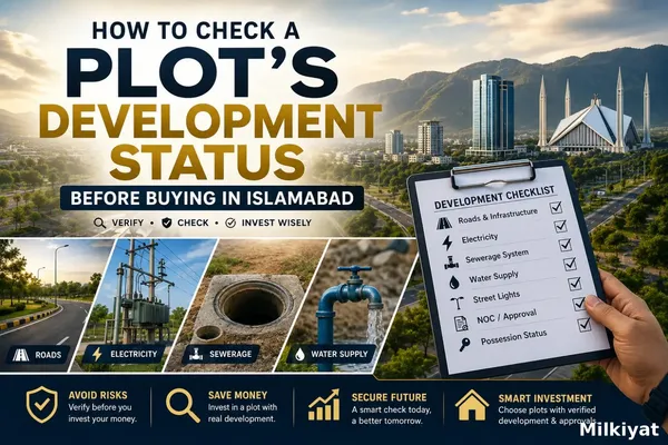 How to Check a Plot’s Development Status Before Buying in Islamabad