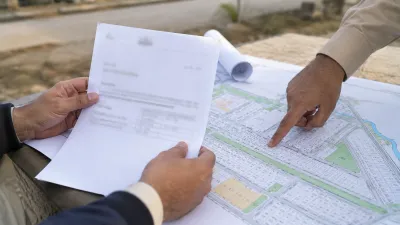 Comparing a possession letter against a society layout plan to confirm plot location