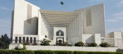 Supreme Court building on Constitution Avenue, Islamabad.