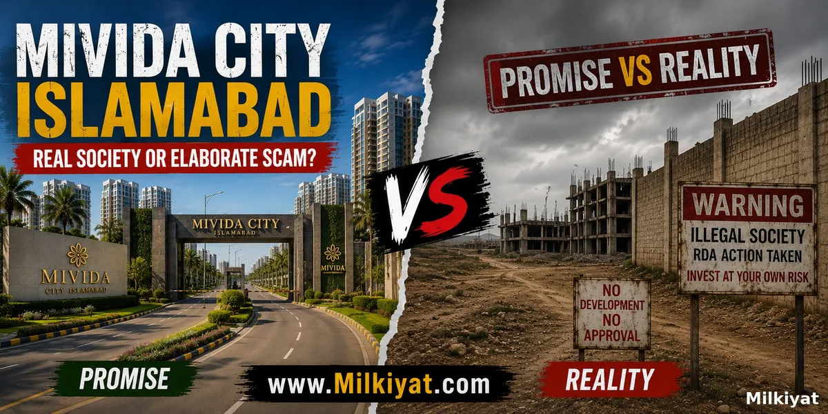 Mivida City Islamabad: Scam or Real Society? RDA Action, File Selling & Buyer Risks