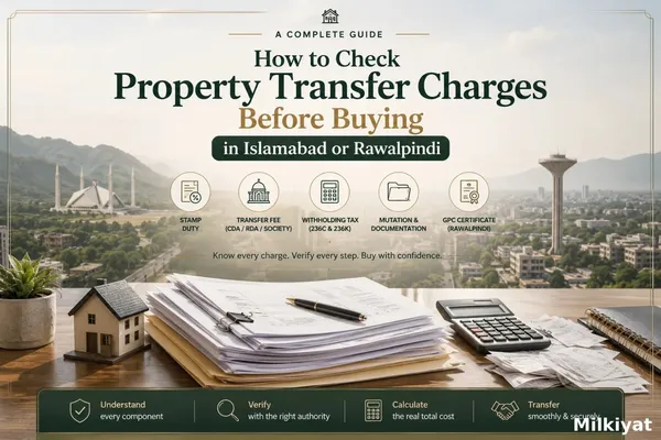 How to Check Property Transfer Charges Before Buying in Islamabad or Rawalpindi