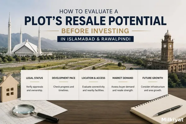 How to Evaluate a Plot’s Resale Potential in Islamabad & Rawalpindi