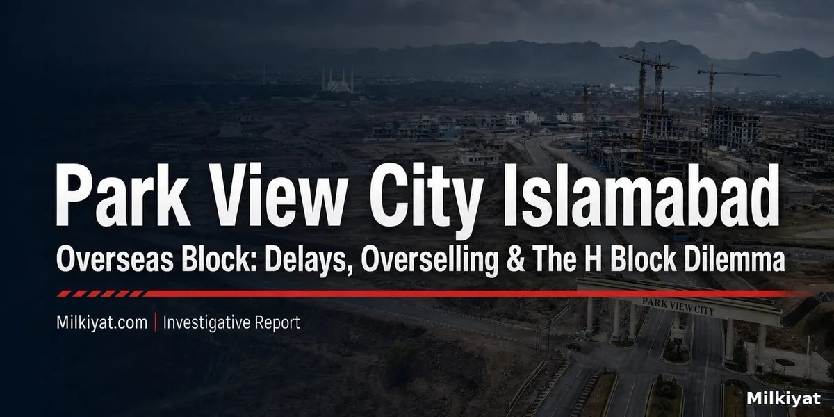Park View City Islamabad: The Reality Behind Overseas Block Delays and the H Block Transition