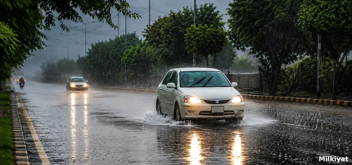 E-11 Receives Around 150mm of Rain Within Minutes as Roads and Sealed Basements Flood