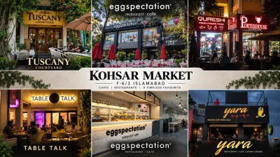 Kohsar Market, F-6/3’s iconic cafés and restaurants near F-5.