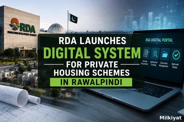 RDA Launches Digital System for Private Housing Schemes in Rawalpindi
