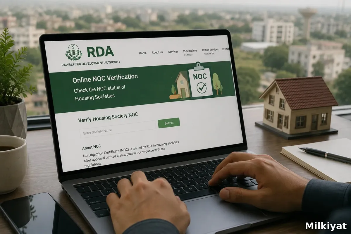 How to Check a Housing Society's NOC Online Before Buying a Plot in Pakistan