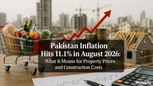 Pakistan Inflation Hits 11.1% in August 2026: What It Means for Property Prices and Construction Costs