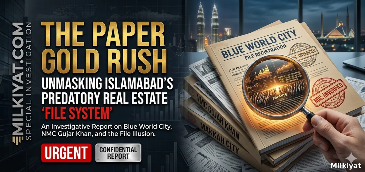 The Paper Gold Rush: Unmasking Islamabad’s Predatory Real Estate "File System"