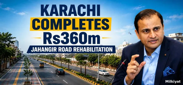 Karachi Completes Rs360m Jahangir Road Rehabilitation From Gurumandir to Teen Hatti