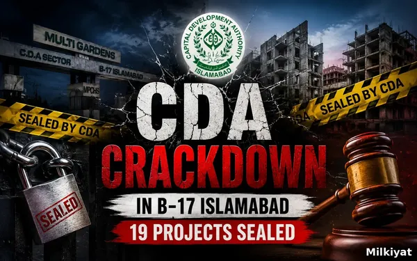 B-17 Islamabad Under CDA Scrutiny:Why 19 Plazas  Were Sealed (2026)?