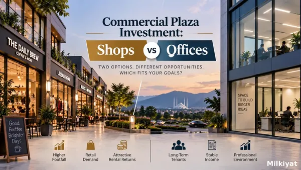 Commercial Plaza Investment: Shops vs Offices