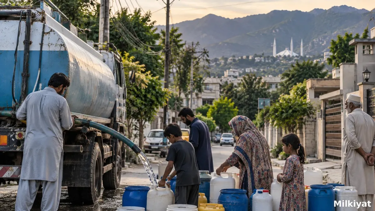 Which Islamabad and Rawalpindi Areas Are Most Vulnerable to Water Shortages?