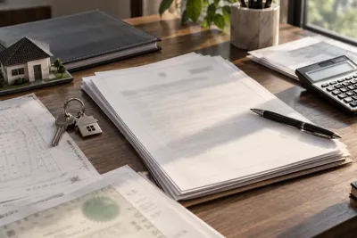 Property documents and calculator representing FBR valuation and transfer tax in Islamabad