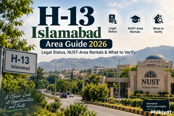 H-13 Islamabad Area Guide 2026: Legal Status, NUST-Area Rentals & What to Verify