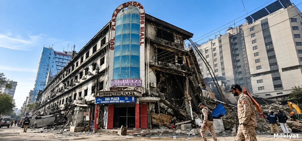 Gul Plaza Fire Probe Blames Building Management as Karachi Commercial Property Safety Comes Under Scrutiny