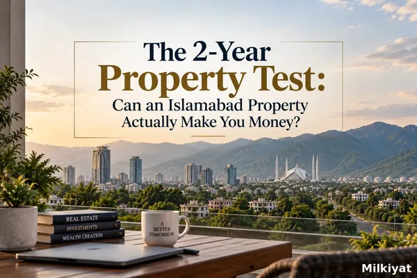 The 2-Year Property Test: Can an Islamabad Property Actually Make You Money?