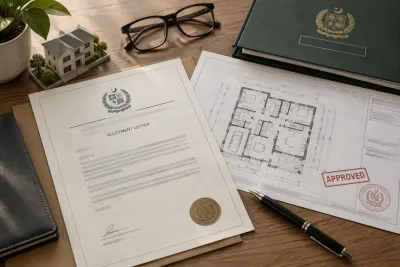 Property documents and approved building plan checked before buying a house in G-11 Islamabad