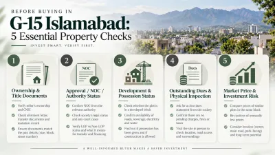 Five essential property checks before buying in G-15