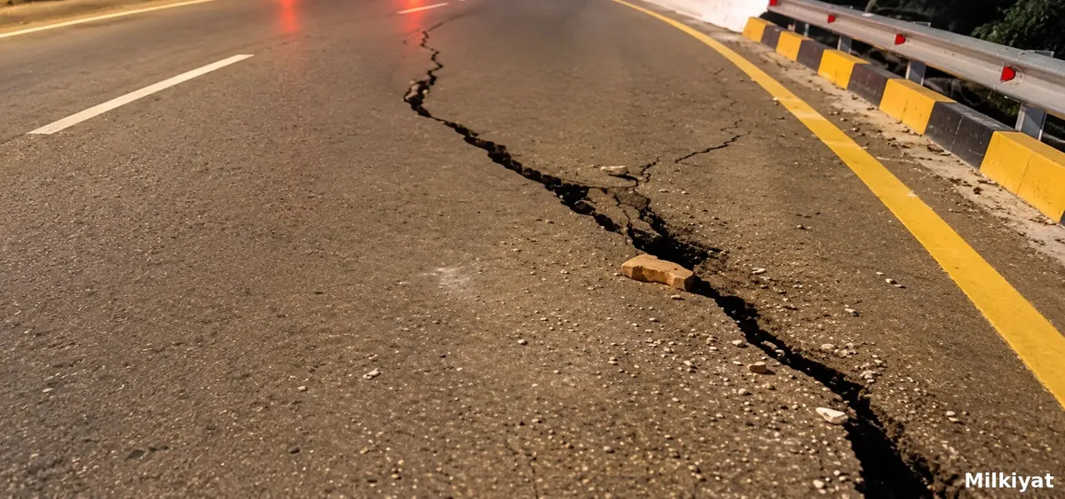 Newly Remodelled Faizabad Interchange Loop Reportedly Sinks After Heavy Rain